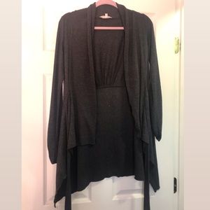 Lightweight sweater / Smoky black color